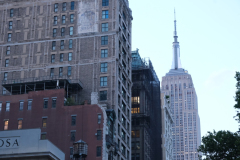 Empire State Building und Backstein