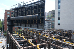 Werbetafel von hinten